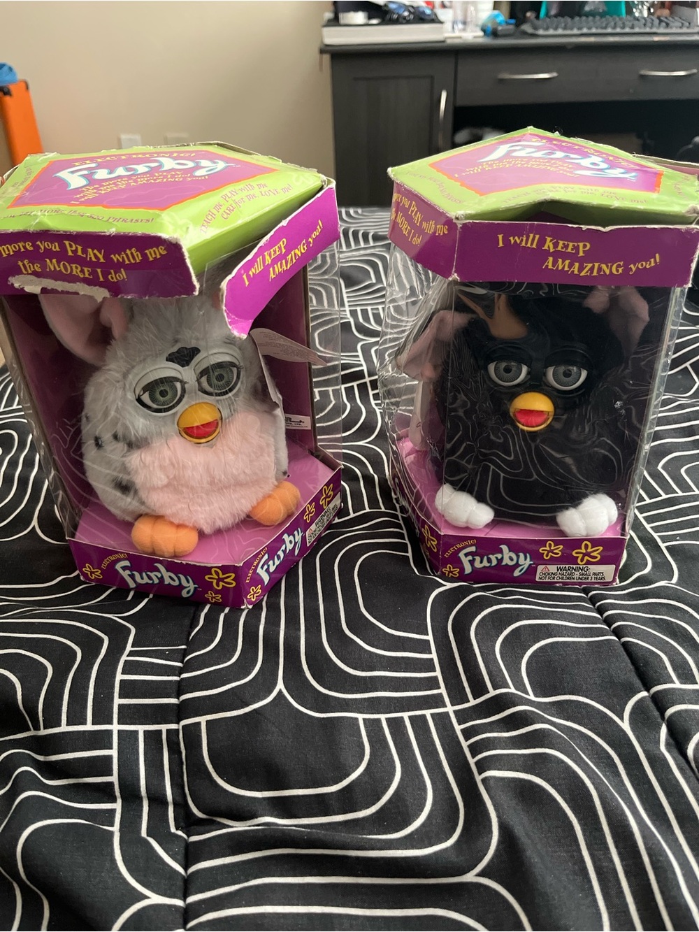 Vintage 1998 furby gen 1 rare set